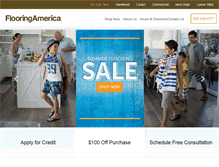 Tablet Screenshot of flooringamerica-vt.com